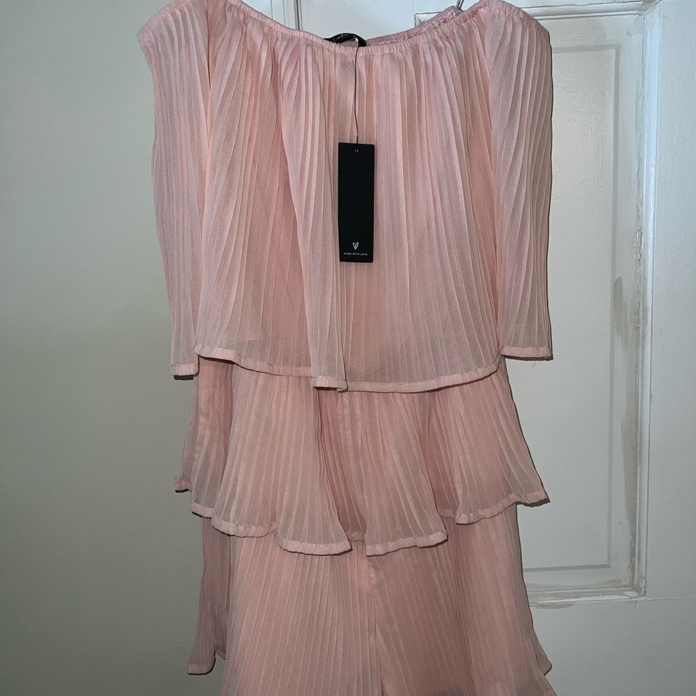 Lulus Off-Shoulder Layered Romper